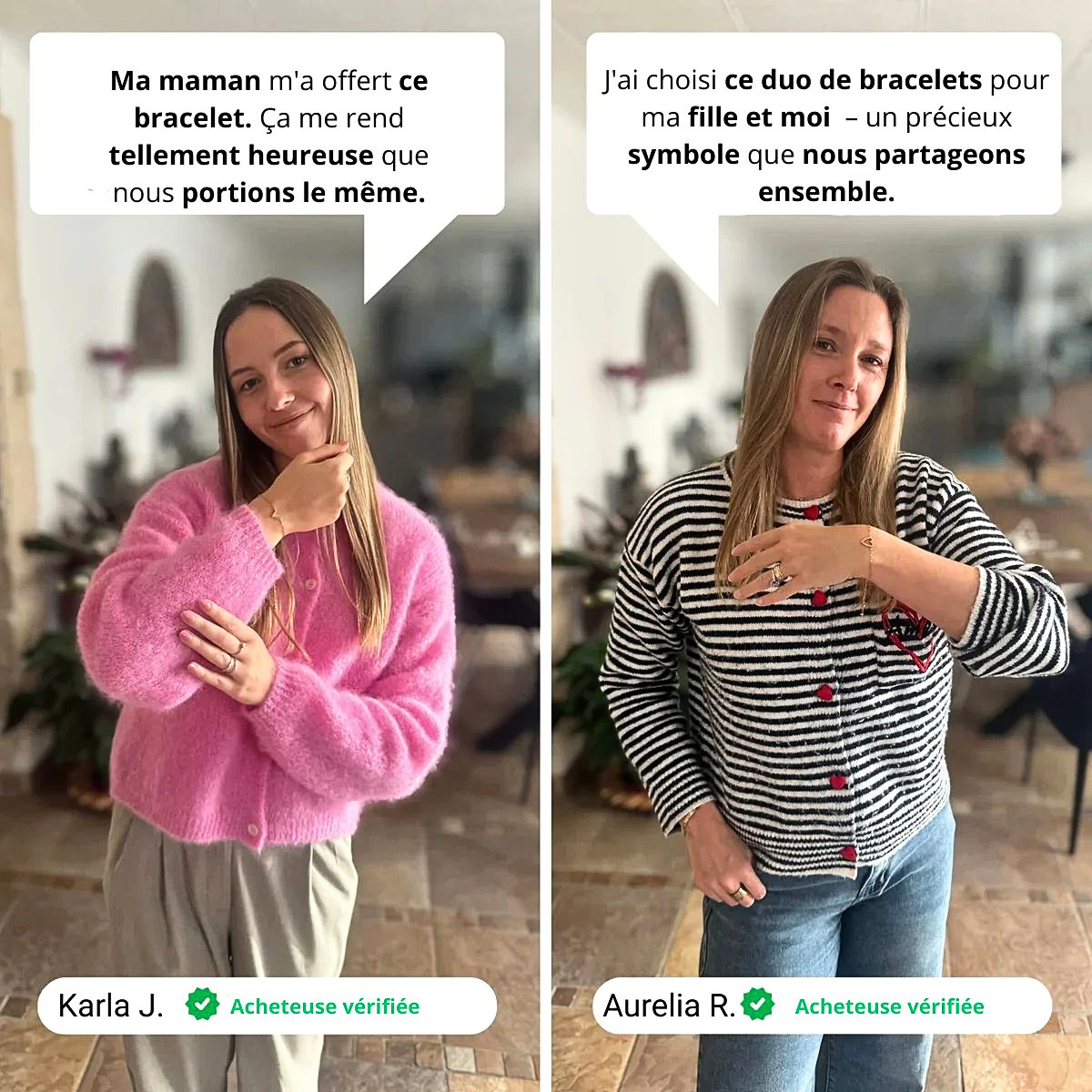Bracelet Lien de cœur - Plus qu'un bijou, un lien unique.
