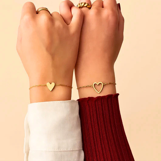 Bracelet Lien de cœur - Plus qu'un bijou, un lien unique.