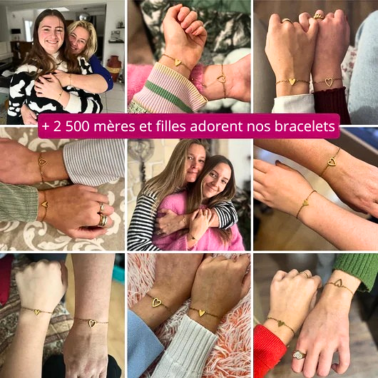 Bracelet Lien de cœur - Plus qu'un bijou, un lien unique.